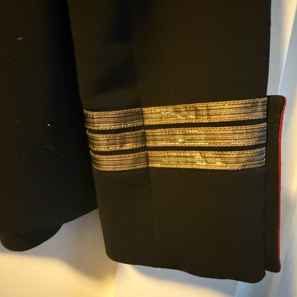 Ralph Lauren Black Blazer with red and golden trim - Picture 9 of 9